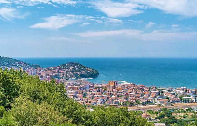 Blick von der Terrasse im Ferienhaus in Agropoli