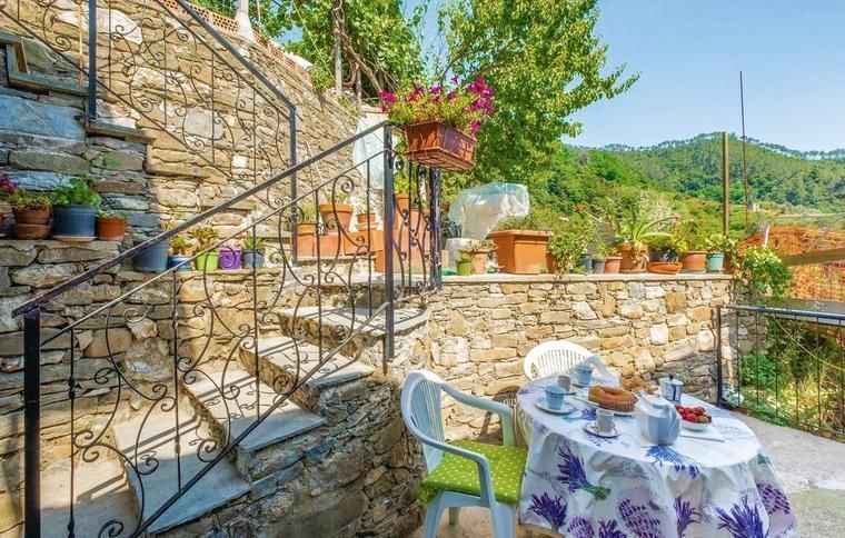 Terrasse im Ferienhaus in Levanto
