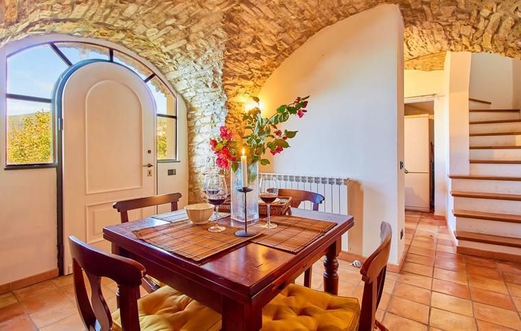 Wohnbereich im Ferienhaus in San Remo