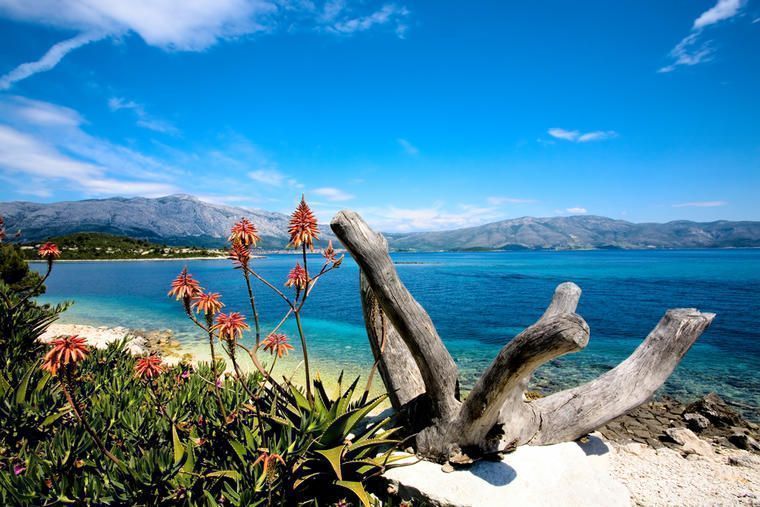 Strand in Kroatien