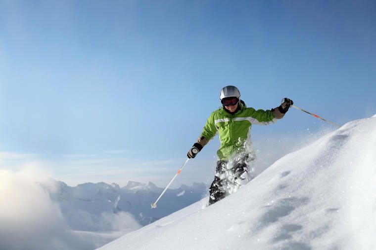 Skifahrer