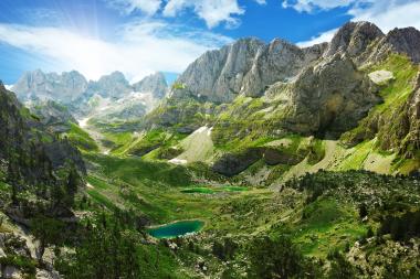 Berglandschaft Albanien