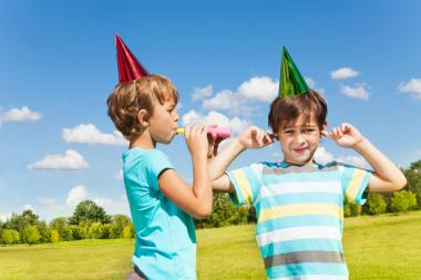 Kinder beim Urlaub in Deutschland