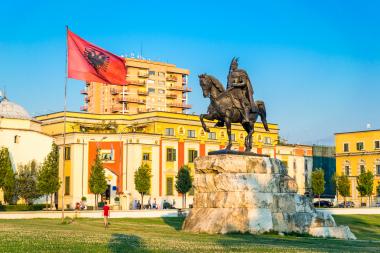 Sehenswürdigkeit Tirana - Skanderberg Platz