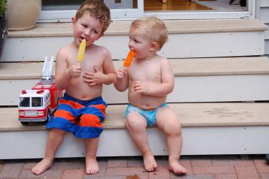 Kinder im Ferienhaus Kroatien